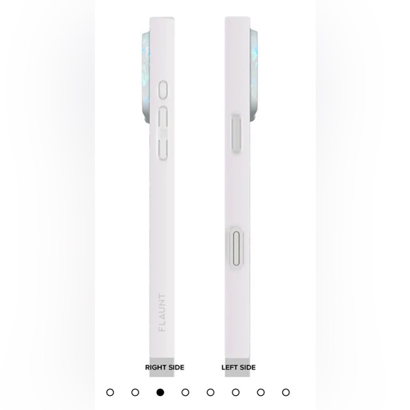 NWT  Flaunt Square Iridescent MagSafe iPhone Case Pearl Shell - Picture 4 of 10